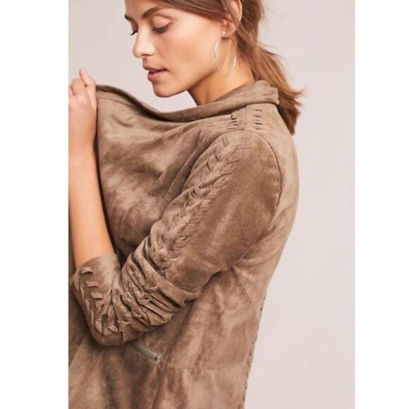 CUPCAKES & CASHMERE Doris Faux Suede Jacket - Picture 9 of 9